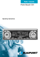 Blaupunkt Palm-Beach-C-51 - Owners Manual